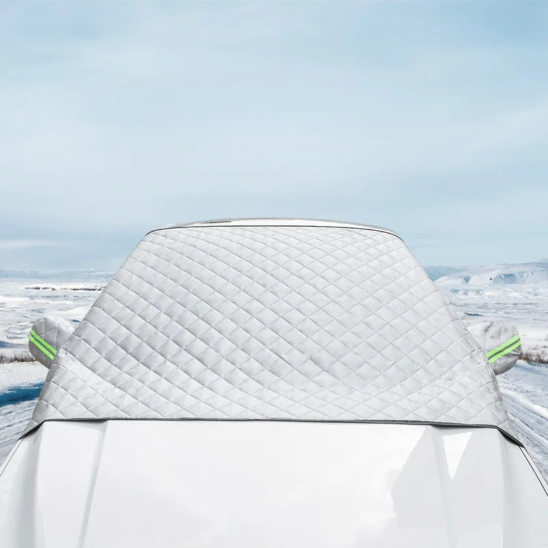 Car Four Seasons Use Windshield Snow Cover Car Sun Shade Block Frost Protection Sun Protection Anti-ice Front Windscreen Cover