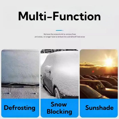 Car Four Seasons Use Windshield Snow Cover Car Sun Shade Block Frost Protection Sun Protection Anti-ice Front Windscreen Cover